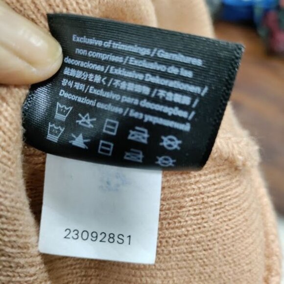 Herschel Supply Co. Elmer Logo Toque Rib-Knit Folded Cuff Beanie Cork Women's OS - Picture 8 of 10